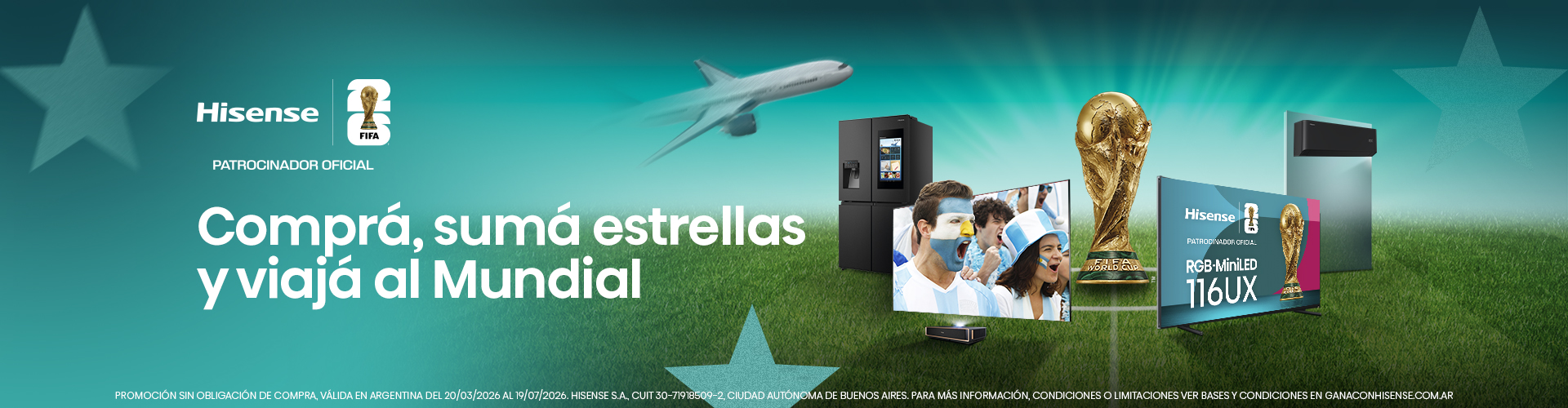 Comprá, sumá estrellas y viajá al Mundial